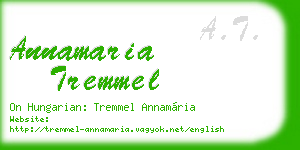 annamaria tremmel business card